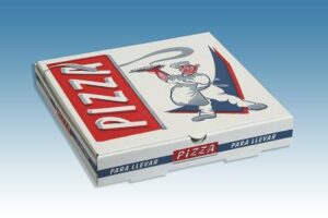 Caja pizza 27 cm micro canal