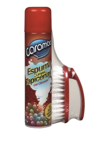 Limpiatapiceria espuma caramba cepillo 300 ml c/12