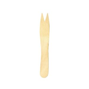 Tenedor pinchito madera 2 puntas pq 1000 c/10