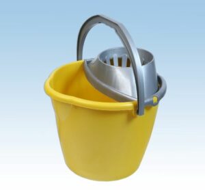 Cubo con escurridor haccp 13 litros amarillo