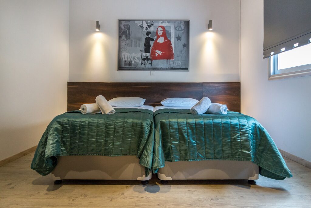 Limpieza en habitaciones de hotel