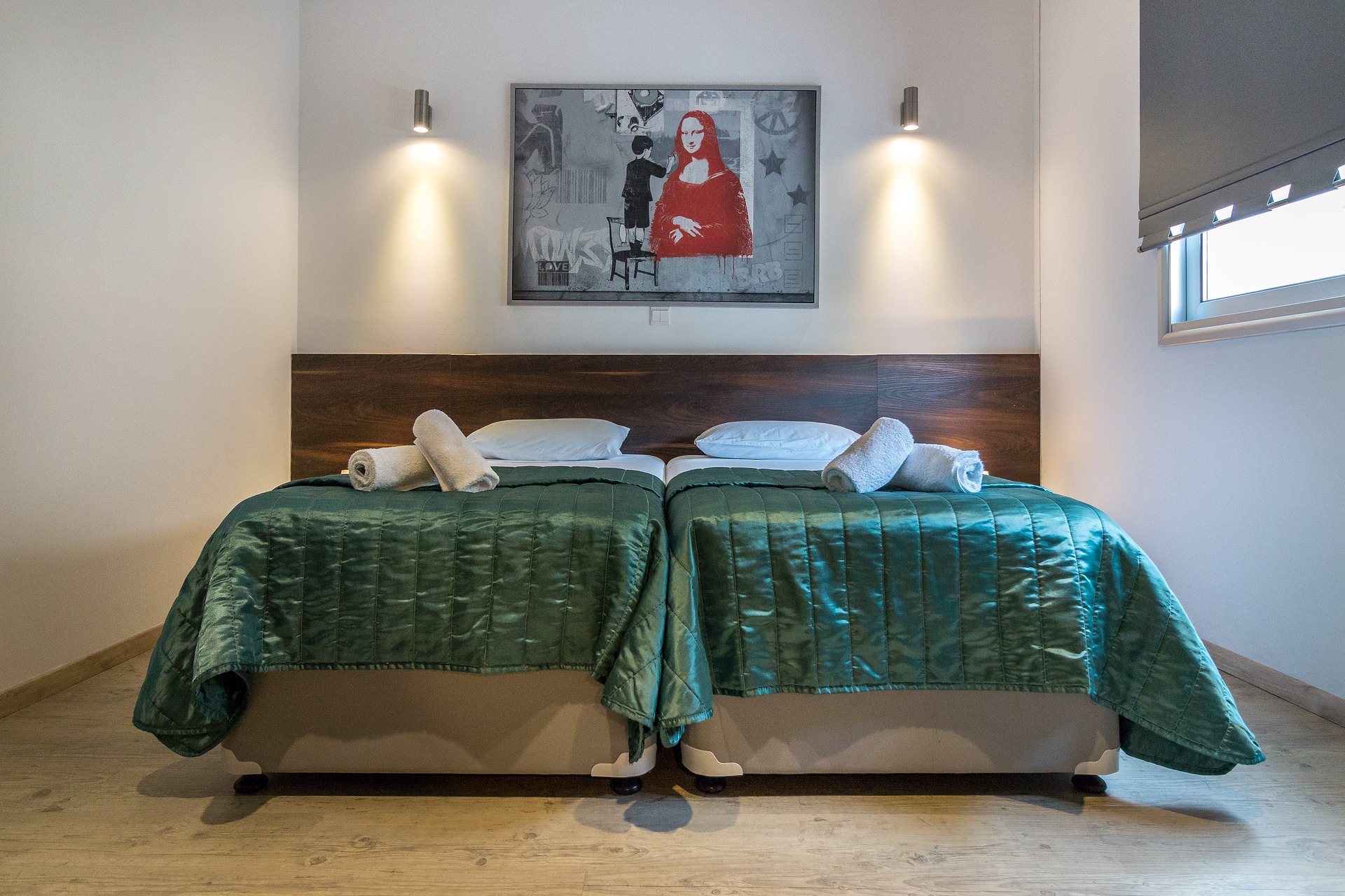 Limpieza en habitaciones de hotel